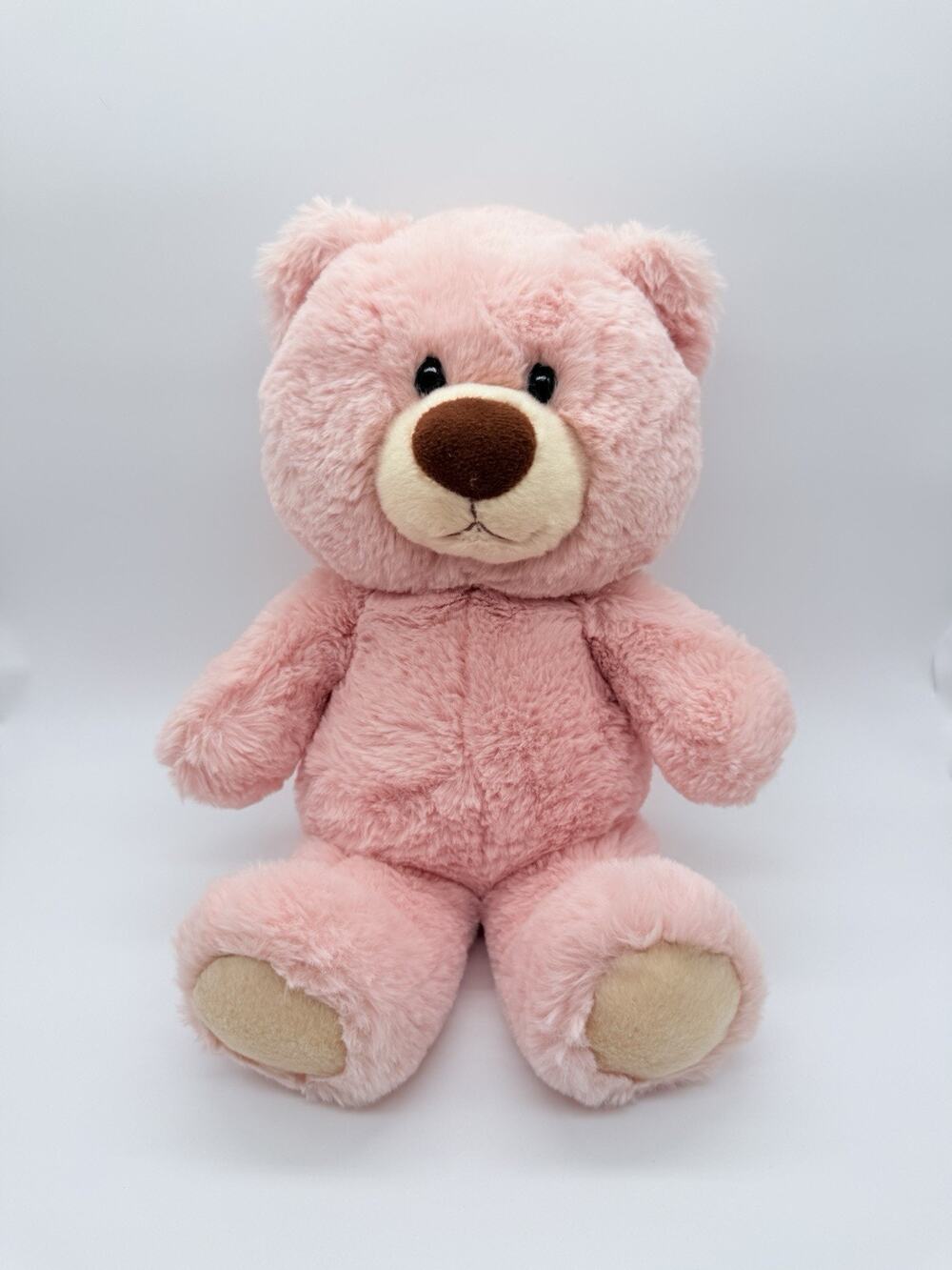 Aurora Teddy Bear Plush Blush Pink Snuggle Softie Bear Stuffed Animal 14" 2025